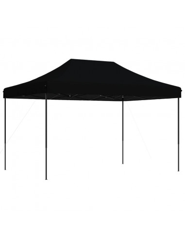 Tenda da Festa Pieghevole Pop-Up Nero 410x279x315 cm