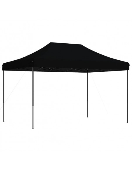 Tenda da Festa Pieghevole Pop-Up Nero 410x279x315 cm