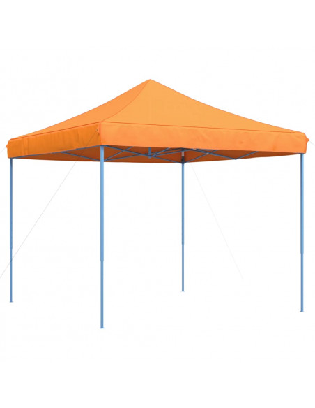 Tenda da Festa Pieghevole Pop-Up Arancione 292x292x315 cm