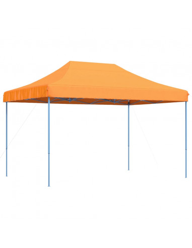 Tenda da Festa Pieghevole Pop-Up Arancione 410x279x315 cm