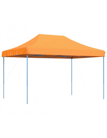 Tenda da Festa Pieghevole Pop-Up Arancione 410x279x315 cm