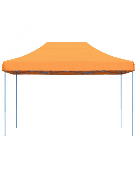 Tenda da Festa Pieghevole Pop-Up Arancione 410x279x315 cm