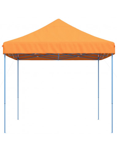Tenda da Festa Pieghevole Pop-Up Arancione 410x279x315 cm