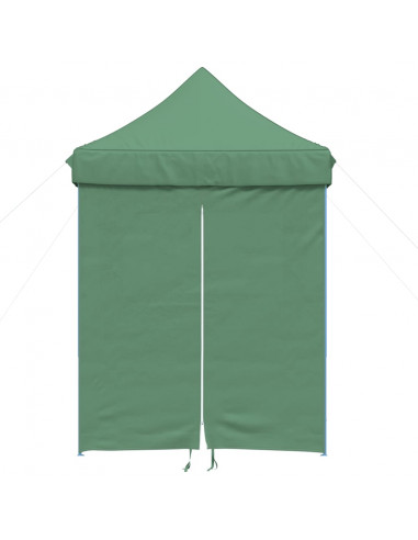 Tendone per Feste Pieghevole Pop-Up con 4 Pareti Verde