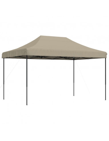 Tenda da Festa Pieghevole Pop-Up Tortora 292x292x315 cm