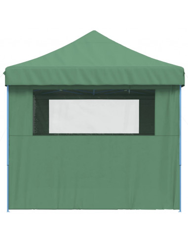 Tendone per Feste Pieghevole Pop-Up con 4 Pareti Verde