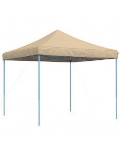 Tenda da Festa Pieghevole Pop-Up Beige 292x292x315 cm 2