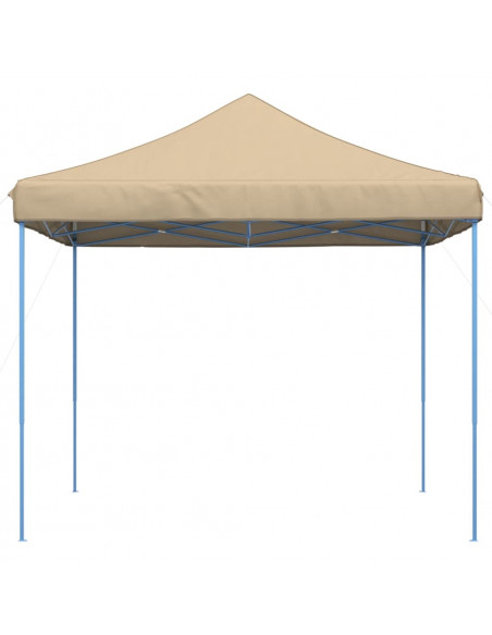 Tenda da Festa Pieghevole Pop-Up Beige 292x292x315 cm