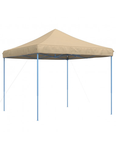 Tenda da Festa Pieghevole Pop-Up Beige 292x292x315 cm