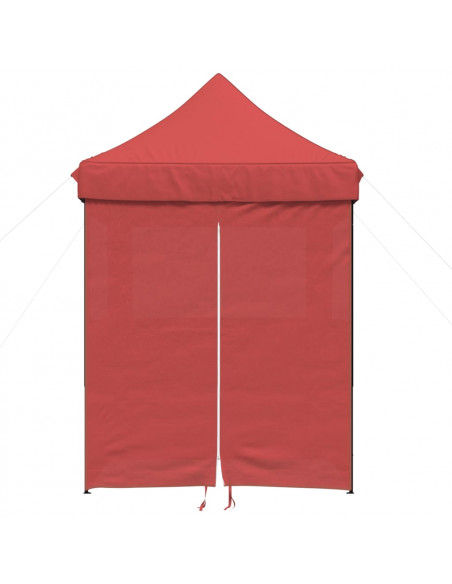 Tendone per Feste Pieghevole Pop-Up con 4 Pareti Bordò