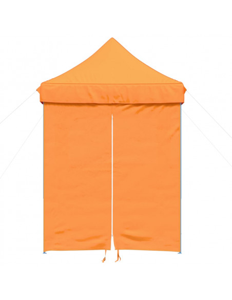 Tendone per Feste Pieghevole Pop-Up con 4 Pareti Arancione