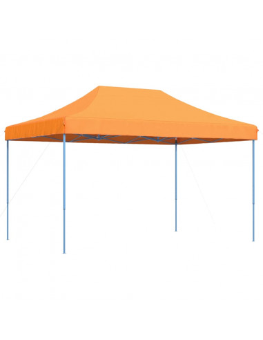 Tenda da Festa Pieghevole Pop-Up Arancione 292x292x315 cm