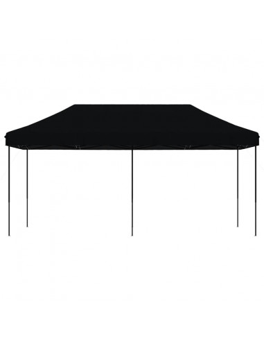 Tenda da Festa Pieghevole Pop-Up Nero 580x292x315 cm