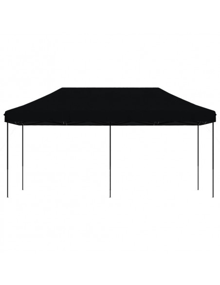 Tenda da Festa Pieghevole Pop-Up Nero 580x292x315 cm