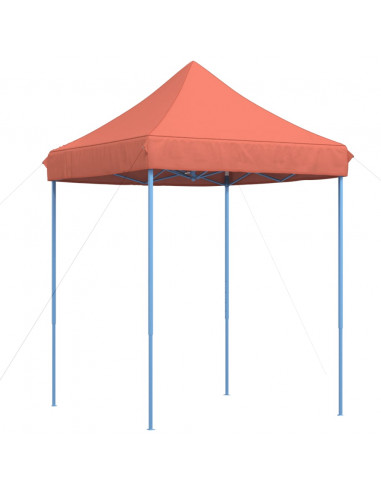 Tenda da Festa Pieghevole Pop-Up Terracotta 200x200x306 cm