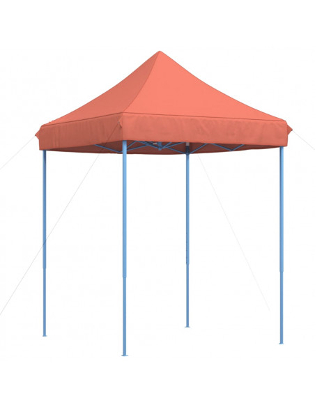 Tenda da Festa Pieghevole Pop-Up Terracotta 200x200x306 cm