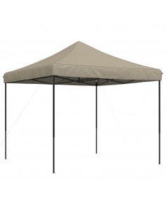 Tenda da Festa Pieghevole Pop-Up Tortora 292x292x315 cm 2