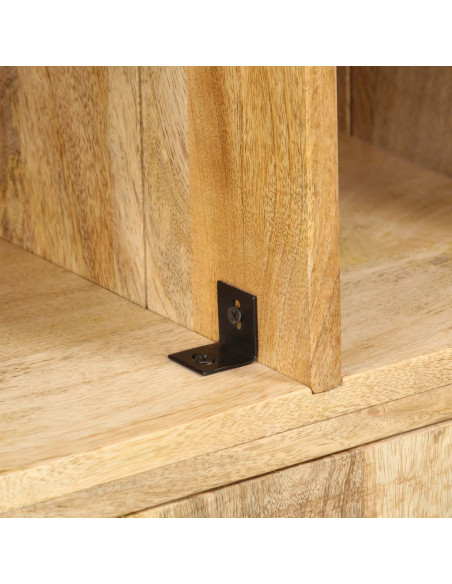 Libreria 60x35x180 cm in Legno Massello di Mango