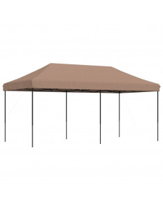 Tenda da Festa Pieghevole Pop-Up Tortora 580x292x315 cm 2