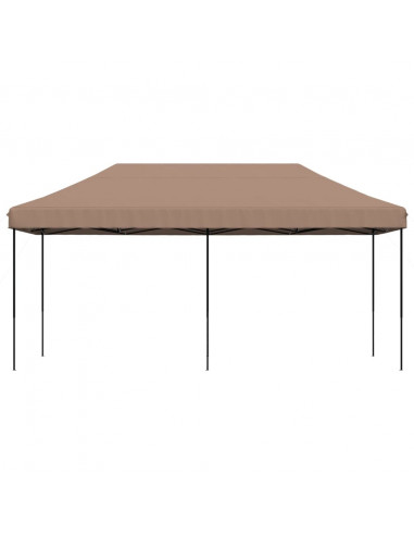 Tenda da Festa Pieghevole Pop-Up Tortora 580x292x315 cm