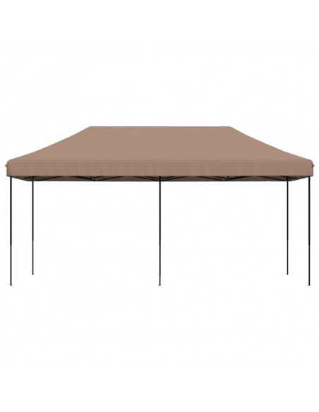 Tenda da Festa Pieghevole Pop-Up Tortora 580x292x315 cm