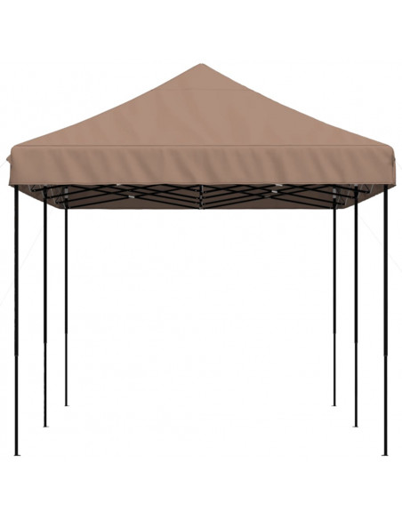 Tenda da Festa Pieghevole Pop-Up Tortora 580x292x315 cm