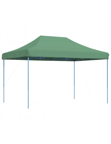 Tenda da Festa Pieghevole Pop-Up Verde 410x279x315 cm