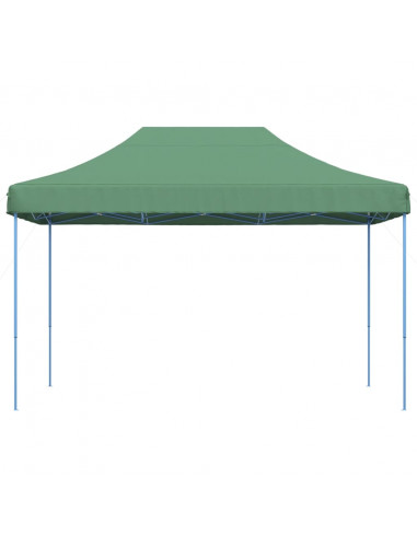 Tenda da Festa Pieghevole Pop-Up Verde 410x279x315 cm