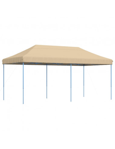 Tenda da Festa Pieghevole Pop-Up Beige 580x292x315 cm