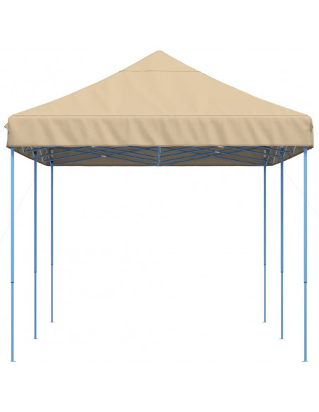 Tenda da Festa Pieghevole Pop-Up Beige 580x292x315 cm