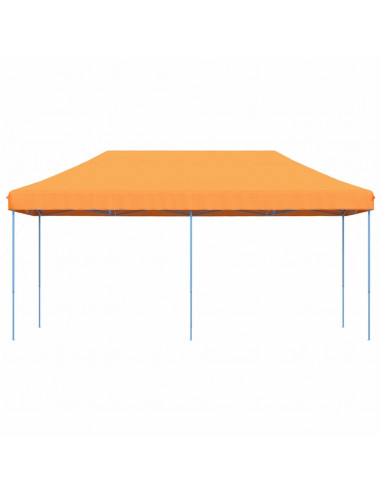 Tenda da Festa Pieghevole Pop-Up Arancione 580x292x315 cm