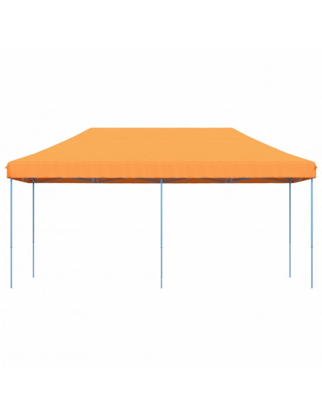 Tenda da Festa Pieghevole Pop-Up Arancione 580x292x315 cm