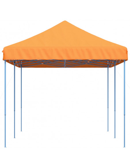 Tenda da Festa Pieghevole Pop-Up Arancione 580x292x315 cm