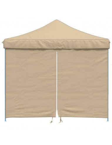 Tendone per Feste Pieghevole Pop-Up con 4 Pareti Beige