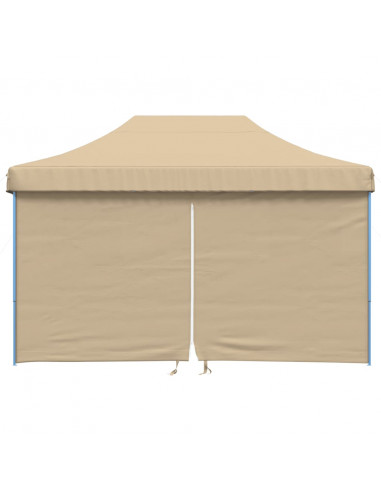 Tendone per Feste Pieghevole Pop-Up con 4 Pareti Beige