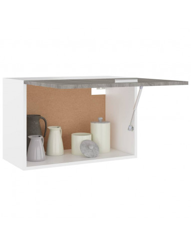 Mobile Pensile Grigio Sonoma 60x31x40 cm in Legno Multistrato