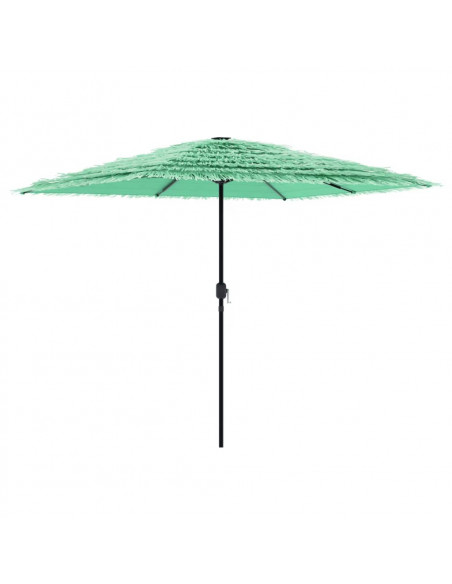 Ombrellone Giardino con Palo in Acciaio Verde 248x248x248 cm