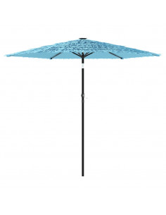 Ombrellone Giardino con Palo in Acciaio Blu 268x268x226 cm 2