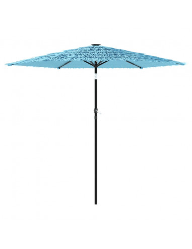 Ombrellone Giardino con Palo in Acciaio Blu 268x268x226 cm