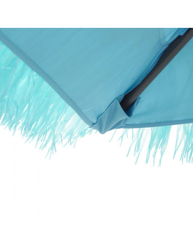 Ombrellone Giardino con Palo in Acciaio Blu 290x290x238 cm