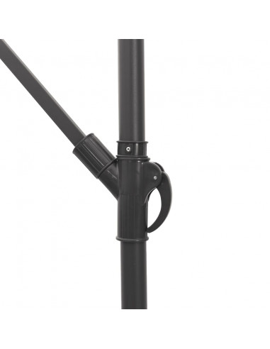 Ombrellone Giardino con Palo in Acciaio Blu 290x290x238 cm