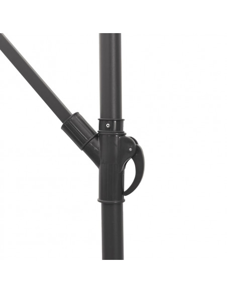 Ombrellone Giardino con Palo in Acciaio Blu 290x290x238 cm