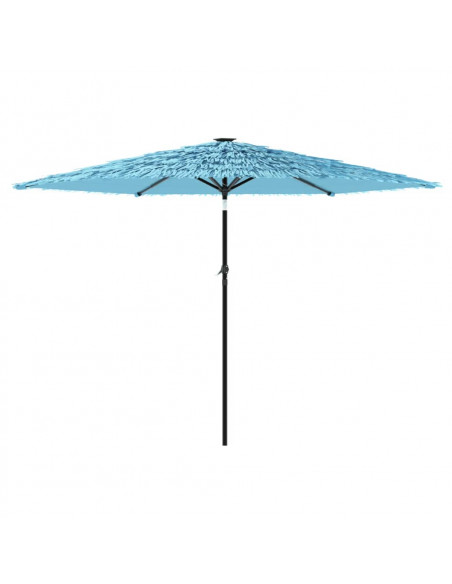 Ombrellone Giardino con Palo in Acciaio Blu 288x288x225 cm