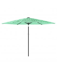 Ombrellone da Giardino con Palo in Acciaio Verde 288x288x225 cm 2