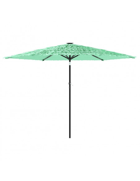 Ombrellone da Giardino con Palo in Acciaio Verde 288x288x225 cm