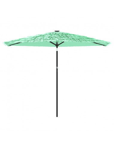 Ombrellone da Giardino con Palo in Acciaio Verde 288x288x225 cm