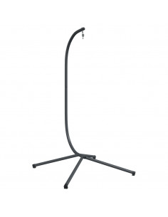 Supporto Sedia a Uovo Sospesa Antracite in Acciaio 2