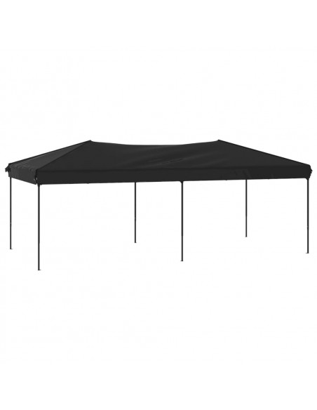 Tenda per Feste Pieghevole Nero 3x6 m
