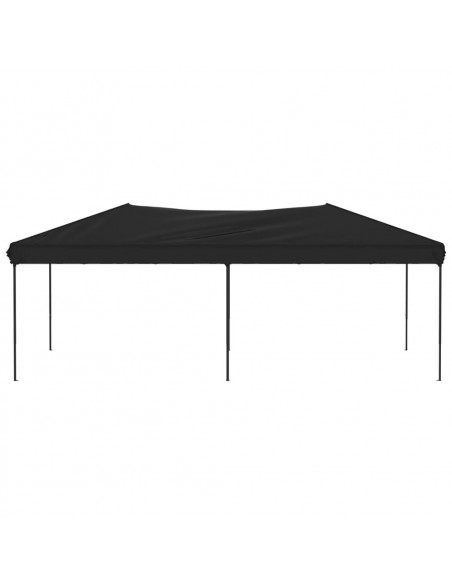 Tenda per Feste Pieghevole Nero 3x6 m