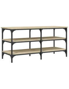 Panca Porta Scarpe Rovere Sonoma 100x38,5x49 Legno Multistrato 2